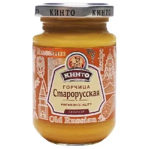 Горчица КИНТО Старорусская острая /стекло/ 170мл*12 Горчица КИНТО Старорусская острая /стекло/ 170мл*12