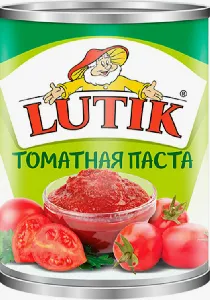 Паста LUTIK 12079Р томатная 25-28% /жесть/ 800мл*12