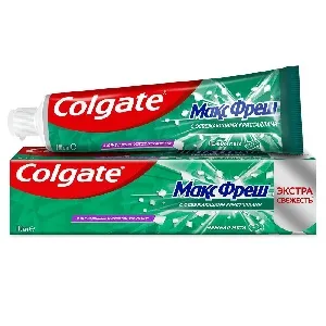 Colgate З/паста МАКС ФРЕШ Нежная Мята 100мл / Зеленая туба/12*48/