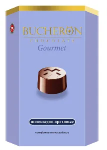 Конфеты BUCHERON GOURMET с шоколадно-ореховым вкусом /картон/ 130г*10