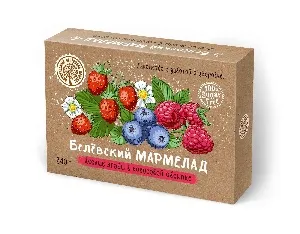 Мармелад БЕЛЕВСКИЙ в кокосовой обсыпке Лесные ягоды /картон/ 240г*16
