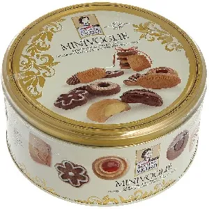 Печенье VICENZI BISCOTTI [5553] Minivoglie Ассорти /жесть/ 500г*12