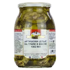 Артишоки BELLA CONTADINA на гриле в масле /стекло/ 900г/1062мл*6