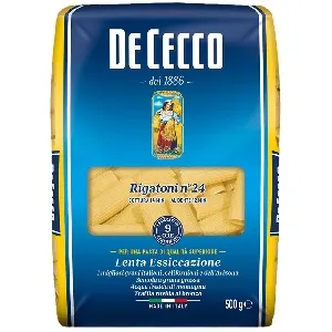 Макаронные изделия DE CECCO №24 Rigatoni (Ригатони) 500г*24