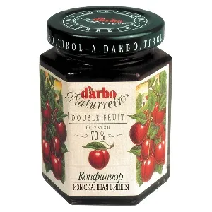 Конфитюр DARBO Изысканная Вишня 70% /стекло/ 200г*6