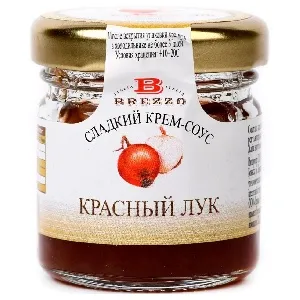 Соус крем BREZZO Сладкий из красного лука /стекло/ 40г*20