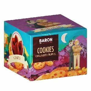 Трюфели BARON французские с кусочками печенья 100г*9 Трюфели BARON французские с кусочками печенья 100г*9