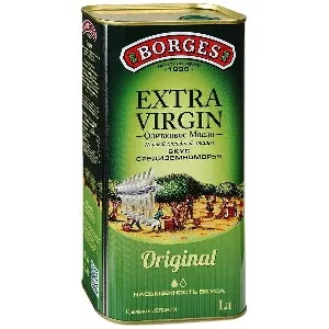 Масло BORGES оливковое Extra Virgin /жесть/ 1000мл*6 Масло BORGES оливковое Extra Virgin /жесть/ 1000мл*6