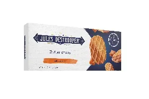 Печенье JULES-DESTROOPER "Butter Crisps" с глазурью "соленая карамель" 100г*12
