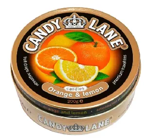 Леденцы CANDY LANE Апельсин-Лимон 200г*24 Леденцы CANDY LANE Апельсин-Лимон 200г*24