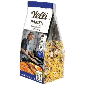 Суп-лапша YELLI РАМЕН с шиитаке /пакет/ 110г*12