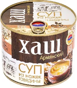 Хаш ECOFOOD армянский из ножек говядины /жесть/ 525г*4 Хаш ECOFOOD армянский из ножек говядины /жесть/ 525г*4
