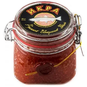 Икра РУССКИЙ ИКОРНЫЙ ДОМ Нерка /стекло крышка "евро замок"/ 500г*1 Икра РУССКИЙ ИКОРНЫЙ ДОМ Нерка /стекло крышка "евро замок"/ 500г*1