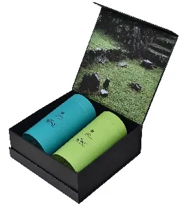 Набор KIOKO TOMIKO ESSENCE "сад камней" Зелёный чай Сенча и Улун (2вида х100г) 200г*4