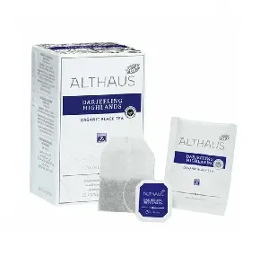 Чай ALTHAUS Darjeeling Highlands - Высокогорья Дарджилинга, пак. на чашку (1,75гр*20) /картон/ 35гр*12
