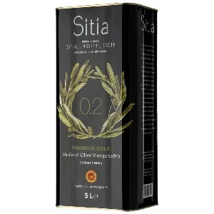 Масло SITIA оливковое E.V. кислотность 0,2% /жесть/ 5л*2