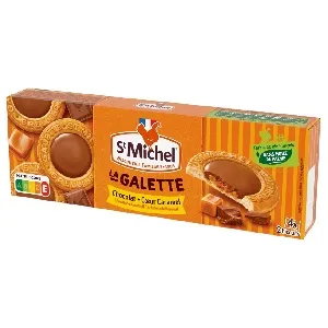 Печенье StMICHEL [042675] La GALETTE с начинкой из карамели и молочным шоколадом 98г*20