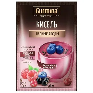 Кисель GURMINA HONEY STORY лесные ягоды 30г*20