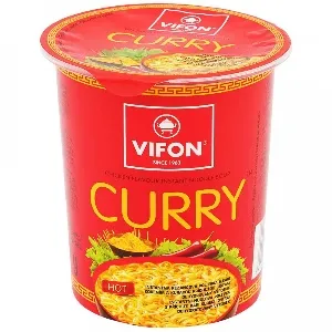 Суп-лапша VIFON CURRY быстрого приготовлениия "Курица с карри" /стакан/ 60г*24