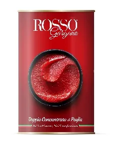 Томатная паста ROSSO GARGANO двойной концентрации /жесть/ 800г*12