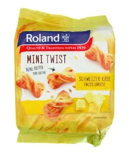 Мини-твисты ROLAND TWIST слоеные с сыром /пакет/ 75г*10