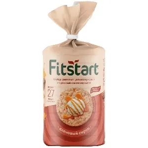 Хлебцы FITSTART рисовые Кленовый сироп 100г*12 Хлебцы FITSTART рисовые Кленовый сироп 100г*12