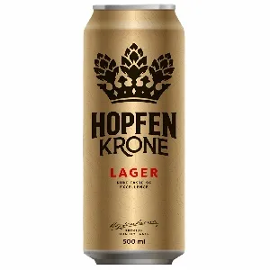Пиво HOPFENKRONE светлое LAGER алк. 5% /жесть/ 0,5л*24