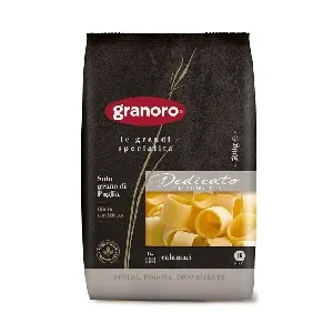 Макароны GRANORO Dedicato № 138 "Каламари" из твердых сортов пшеницы 500г*12