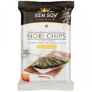 Чипсы-Нори SENSOY Премиум из морской водоросли Original /пакет/ 4,5г*18 Чипсы-Нори SENSOY Премиум из морской водоросли Original /пакет/ 4,5г*18