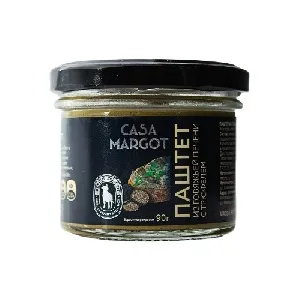 Паштет CASA MARGOT из говяжьей печени с трюфелем /стекло/ 90г*10