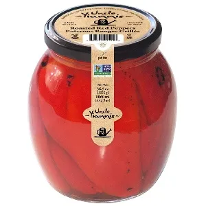 Перец UNCLE YIANNIS красный печеный /стекло/ 1035г*6