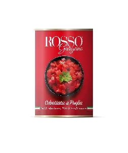 Томаты ROSSO GARGANO Cubetti нарезанные кубиками в собственном соку /жесть/ 400г*24