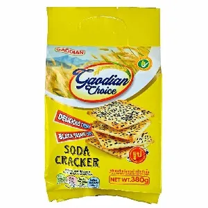 Крекер GAODIAN с черным кунжутом /флоупак/ 380г*18