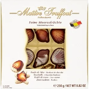 Конфеты GUNZ Maitre Truffout (1390) "Морские ракушки" ассорти /картон/ 250г*12