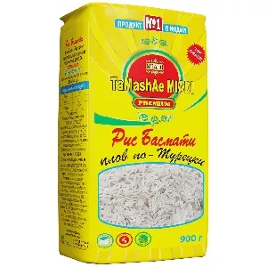 Рис TaMashAe MIADI PREMIUM Басмати плов по Турецки /пакет/ 900г*9