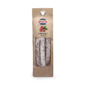 Колбаса AMGUSTIA Mini Fuet с брусникой с/в 60г*1 Колбаса AMGUSTIA Mini Fuet с брусникой с/в 60г*1