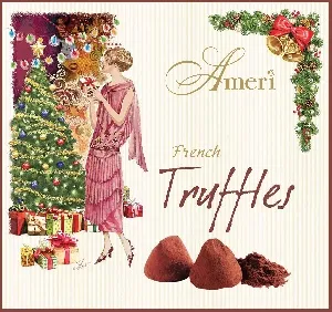 Трюфели AMERI 4TR03124 (2578) Truffles French Конфеты классические НГ-бандаж /картон/ 250г*10