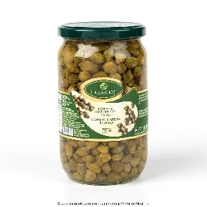 Каперсы ITALCARCIOFI Лакримелла без черенков в уксусе (нетто 410г) /стекло/ 690г*12