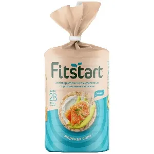 Хлебцы FITSTART рисовые Морская соль 90г*12 Хлебцы FITSTART рисовые Морская соль 90г*12