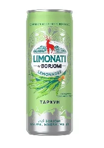 Напиток BORJOMI Limonati - Тархун /жесть/ 0,33л*12 Напиток BORJOMI Limonati - Тархун /жесть/ 0,33л*12