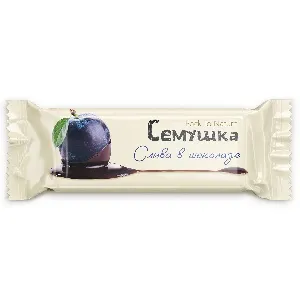 Пастила СЕМУШКА из слива в шоколадной глазури /шоубокс/ 30г*16