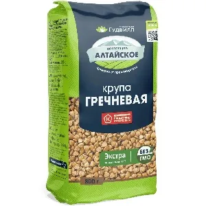 Крупа АЛТАЙСКОЕ Гречневая ядрица ЭКСТРА /пакет/ 800г*12 Крупа АЛТАЙСКОЕ Гречневая ядрица ЭКСТРА /пакет/ 800г*12
