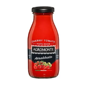 Соус AGROMONTE ARRABBIATA томатный с оливками и перцем чили “Араббиата” /стекло/ 260г*12 Соус AGROMONTE ARRABBIATA томатный с оливками и перцем чили “Араббиата” /стекло/ 260г*12