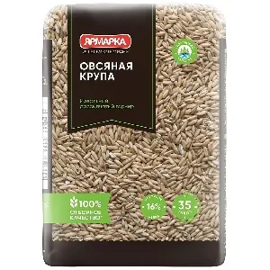 Крупа ЯРМАРКА овсяная 600г*10 Крупа ЯРМАРКА овсяная 600г*10