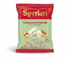 Конфеты SPERLARI из нежной нуги с миндалем TORRONCINI /зип-пакет/ 117г*45