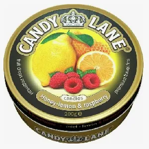 Леденцы CANDY LANE Мед-Лимон-Малина 200г*24