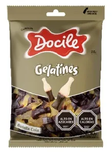 Мармелад DOCILE 80119-2 кола бутылочки COLA Bottle /пакет/ 80г*24