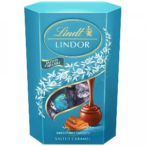 Конфеты LINDT LINDOR Соленая карамель /картон/ 200г*8 Конфеты LINDT LINDOR Соленая карамель /картон/ 200г*8