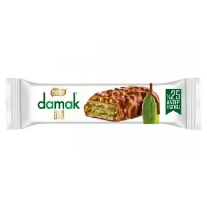 Батончик DAMAK Nestle ALA хрустящая вафля с фисташковым кремом и кусочками фисташек в молочном шоколаде /шоубокс/ 30г*12