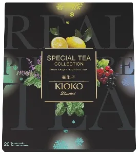 Набор KIOKO Limited SPECIAL TEA collection rоллекция черного чая в пакетиках (4вида по 5 пакетиков) 32,5г*8